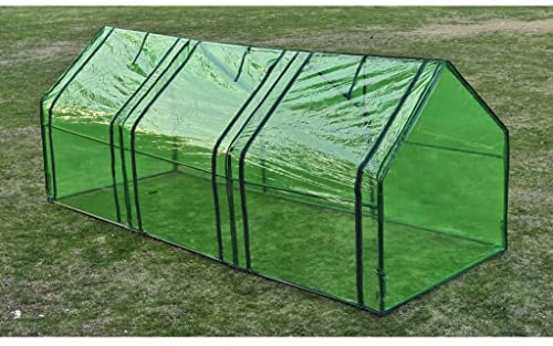 Mokuyary Serre avec 3 portes type abri de jardin cultures fleurs et légumes