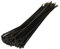 SHATCHI 100pcs-500pcs Black Strong Nylon Plastic Cable Ties Zip Tie Wraps Organizer Self Locking 100mm/200mm/300mm Long, 100pcs