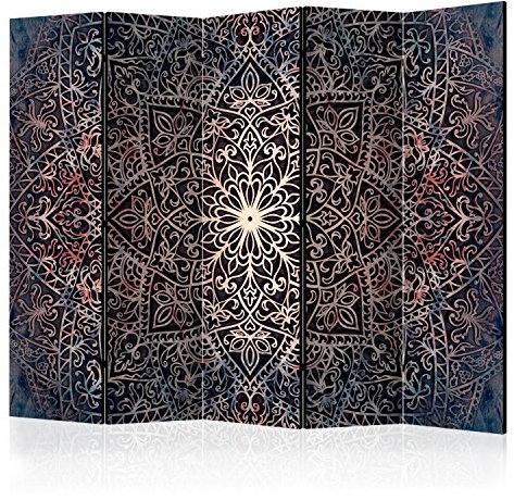 RAUMTEILER/PARAVENT B&D XXL - Mandala Ornament, 225x172 cm, 5-teilig, Büro