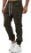 Tazzio Cargohose Herren Cargo Hose Jogger Chino Regular Fit Jeans 16610 Khaki XXL