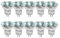 NCC-Licht 10 x Halogen Reflektor Leuchtmittel 20W GU4 12V MR11 warmweiß dimmbar Flood 30° (20 Watt)