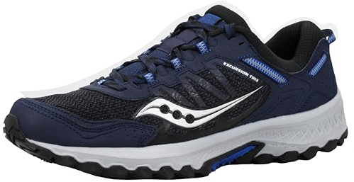Saucony Men's Versafoam Excursion TR13 Trail Running Shoe, NAVY, 11 M US