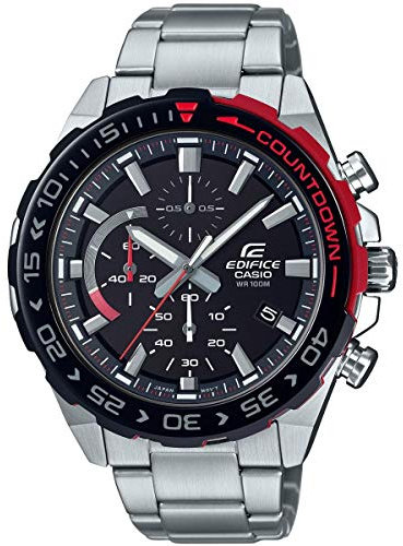 Casio Edifice Montre Homme Chronographe EFR-566DB-1AVUEF Argent