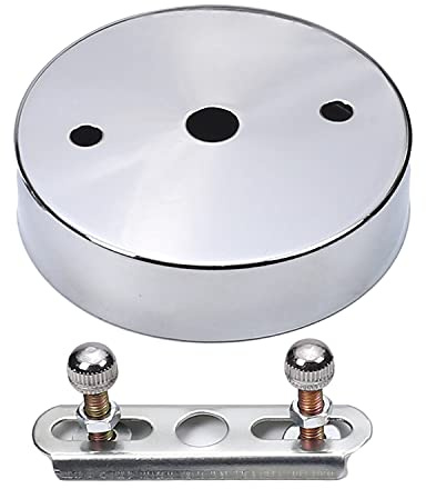 Othmro Kit di 3 plafoniere da 7,9 cm, piastra da soffitto vintage con gancio, kit per lampadario retrò con tutti gli accessori di montaggio per appendere la lampada a sospensione a catena o il