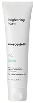 Mesoestetic - Brightening Foam 100 ml – Reinigungsschaum, regenerierend, ausgleichend und gegen Umweltverschmutzung. Normale und Mischhaut.
