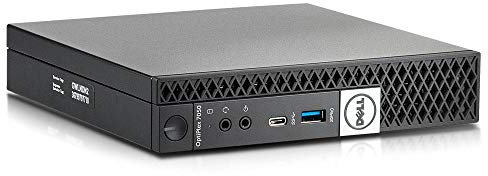 Dell Optiplex 7050 Micro USFF - Ordenador de sobremesa (Intel Quad Core i5, 256 GB SSD, 8 GB de memoria, Windows 10 Pro MAR Business Desktop Computer Mini PC (Reacondicionado)