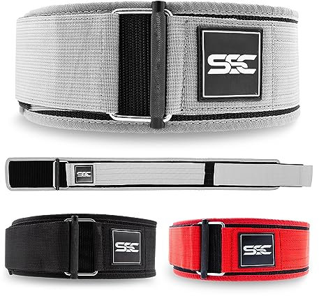 10.2 cm Nylon Pro Gewichthebergürtel für Fitnessstudio, Workout, Gewichtheben, Kreuzheben, Kniebeugen-Gürtel – Gewichthebergürtel für Damen und Herren – Sonoma Strength Co. Powerlifting Gürtel