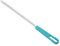 M/M Brosse de nettoyage pour paille - Longue et fine - Pour bouilloire, gobelet, tube d'essai, brosse de nettoyage pour lunettes, bleu et blanc, 20,5 cm