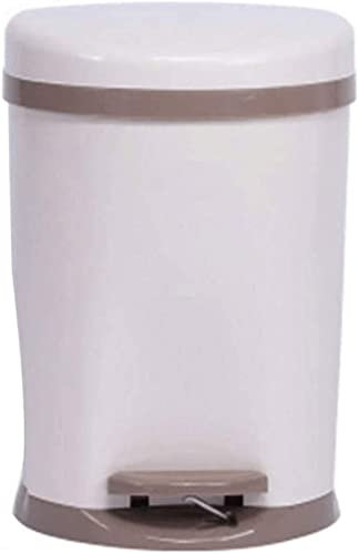 TATSEN Poubelle Ronde de Style New-yorkais avec Seau intérieur en Plastique for Salle de Bain, Cuisine et Bureau