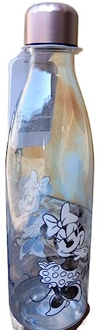 DIVAS SPIRITUAL Disney Minnie Mouse Water Bottle Transparent BPA FREE Drinking Flask Novelty Gift