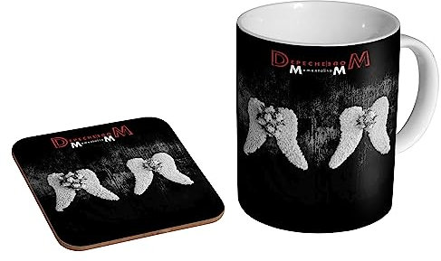 glades Depeche Mode Memento Mori – Keramik-Kaffeetasse + Untersetzer Geschenkset