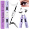Lash Bond and Seal, Improved Cluster Lashes Glue for DIY Eyelash Extensions, Individual Lash Glue for Clusters, Ultra Strong Hold Long Lasting Wear Latex Free Waterproof Mascara Eyelash Glue
