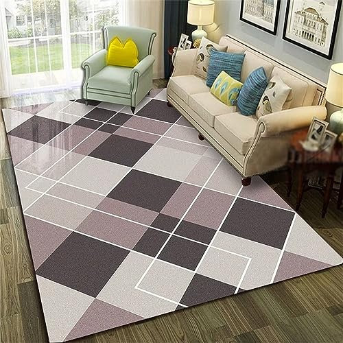 Kunsen Teppich Für Küche Salon Wohnzimmer Zimmer Teppich Mehrfarbig hochflor Teppich Waschbar50x80CM