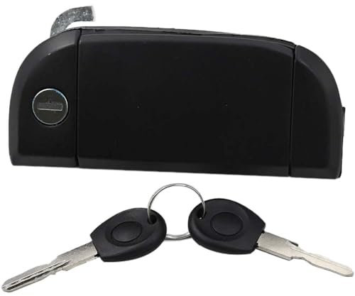 VHEUHZ Tirador de puerta de coche de metal delantero derecho, VT12 701837206, tirador de puerta exterior compatible con VW Transporter T4 1990-2003 Transporter Syncro