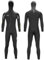 Traje De Neopreno De 3Mm con Capucha Integrada para Mujeres Y Hombres, Traje De Buceo De Cuerpo Entero con Cremallera Frontal Que Proporciona Protección UV Y Calor para La Pesca Submarina,Men,L