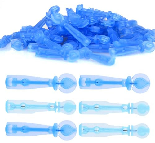 YNYCIPZ Extracteurs de points noirs,Dissolvant de points noirs, dissolvant de boutons, outil de suppression d'aiguille de dissolvant de boutons pour salon de beauté à domicile (paquet de 100)