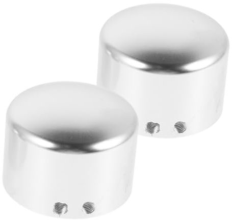 NULYLU 2 Pièces Cache Écrou Décoratif Aluminium pour Essieu Lot de Compatible avec Davidson Protection Optimale et Installation Rapide sans Outils