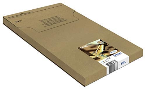 Epson Original 16XL Tinte Füller (WF-2630WF, WF-2650DWF, WF-2660DWF, WF-2750DWF, WF-2760DWF), Multipack 4-farbig