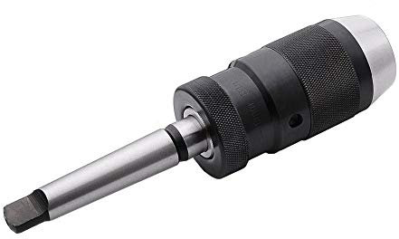 1/25-51/100 Inch Keyless Drill Chuck Converter Tool with Morse Shank MT2 Power Hand Drill Bits Tool