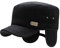 JINTN Unisex Winter Armee Flat Cap Wintermütze mit Ohrenschütze Warm Vintage Cotton Baseballmütze Kappe Baseballcap Wandern für Herren