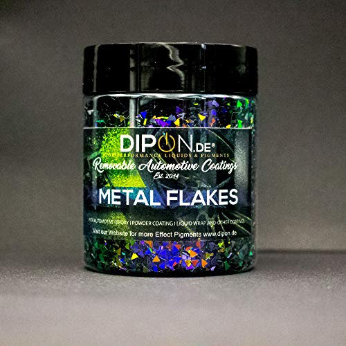 Effektpigment 3D Flip Flop Color Triangle Flake Glitter Polyester EFfekt Farbpigment für Epoxidharz Resin Epoxy Autolack Aquarell Seife Kunst Geode
