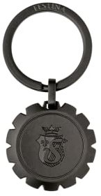 Festina Unisex Chronobike Schlüsselring, Schwarz, 5 x 35 / Ring: 32 mm