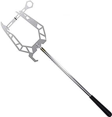 NA Bootshaken Easy Long-Distance Threader, Teleskop Easy Easy-Purpose Dock Hook, Moor Boat Puller Tie Rope Hook Tool,B