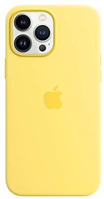 Apple Silicone Case with MagSafe (for iPhone 13 Pro Max) - Lemon Zest