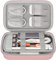 Elonbo Elektronikzubehör Organizer, Reise Zubehör Organizer Tasche, Tragbare Elektronische Kabeltasche für Ladegeräte,Festplatten, Zubehör,Kabel,USB Stick,SD Karten,USB-HUB,Kameraequipment, Roségold