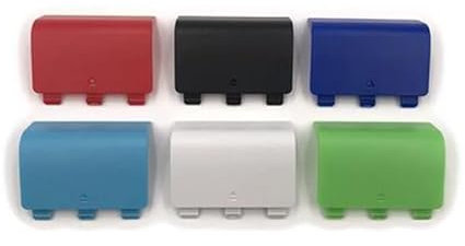Cover posteriore colorata per batteria Xbox Series S X Controller Battery Door Cover Pack Shell di ricambio (bianco)