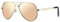 Pro Acme Pilotenbrille Herren Damen Polarisierte Fliegerbrille Klassische Piloten Sonnenbrille Unisex UV400 Schutz Vintage Sonnenbrille (A6 Gold Rahmen | Rosa Linse)