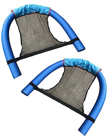 Abaodam 2er Set Schwimmstuhl Mit Netz Für Den Pool Auftriebshilfen Für Erwachsene Und Bequeme Pool Lounge Mit Netztasche Für Entspanntes Schwimmen Und