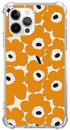 Liehad Abstrakte gelbe Blume Handyhülle kompatibel mit iPhone 15 Pro Max, niedliche gelbe Blumen Abdeckung für Männer Mädchen Frauen Jungen, stoßfeste Schutzhülle TPU Hülle für iPhone 15 Pro Max