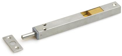 Wovar Rohrkantriegel mit Schiebemechanismus verzinkt 85 x 14 x 11 mm - Pro Stück
