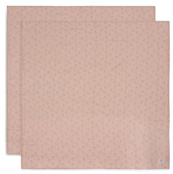 Jollein Musselin Tuch Baby - Miffy Silhouettes, Wild Rose - 2er Pack - 115x115cm - 100% Baumwolle - Spucktücher - Oeko-Tex Zertifiziert