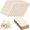 Rechteckige Holzplatte,Rechteckige Unbehandelte Holzstücke, 10x20CM Bastelholzplatte Sperrholz Platten,für Kunst, Handwerke,Ornamente oder als Deko, DIY,Schild Plaque, 20 Stück,2,5 mm Dick
