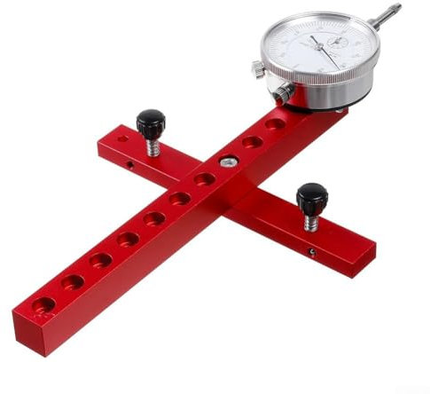 Oniissy Table Saw Gauge, AdjustableTable Saw Miter Gauge Dial Indicator for Alignment and Calibration Table Saw Machinery/Tool Alignment System(Metric-long)