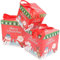 ORFOFE Weihnachtsgeschenkboxen Dekorative Treat Boxes Für Weihnachten Geschenkkartons Für Kleine Kuchen Und Gebäck Geschenkverpackung Für Ihre Feierlichkeiten