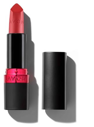 AVON Rossetto Ultra Matte - Coral Fever | Lip Stain, Il Nostro Rossetto Più Pigmentato | Colore Ricco a Lunga Durata, Finish Opaco e Confortevole | 3,6g