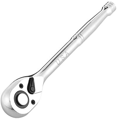 DOITOOL Teeth -v Ratchet Wrench Socket Spanner Quick Release Socket Wrench Electric Ratchet for Auto Repair