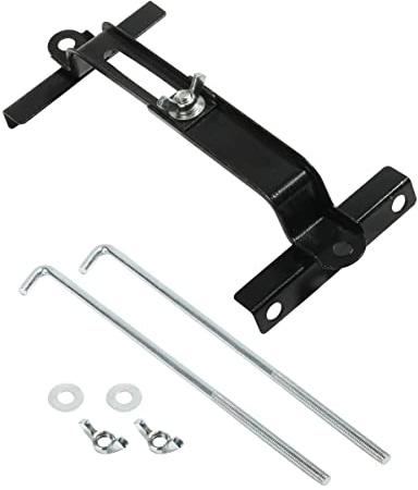 Flaconi Autobatterie-Halter,Auto Batteriehalterung,einstellbar batterie runter halten,7,5 zoll schrauben Universal-Batteriehalter mit Verstellbarer Querstange,passend für SUVs,Autos,Wohnmobile,LKWs
