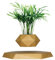 Pots de fleurs en lévitation magnétiques flottants pour plantes grasses, fleurs et plantes en pot, décoration moderne pour la maison et le bureau (noir)