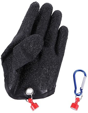 HEMOTON Fischfang-Handschuhe rutschfest Zum Angeln Angelhandschuhe Aus Latex Leicht Für Aufbewahrung Und Transport Drinnen Und Draußen