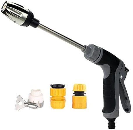 Waterblitz Hochdruckreiniger, Water Blitz Hochdruckreiniger Für Gartenschlauch, Waterblitz Druckreiniger, Waterblitz Hochdruck-Wasserpistole, Mit 360°-Drehung Für Drei Sprühmodi (1PCS)