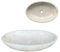 Lendo Online Lavabo sobre encimera de mármol ovalado 60x40 o 40x30 cm – Lavabo de baño en piedra natural crema, gris o negro – Superficie pulida – Elegante y resistente (Crema, 60x40cm)