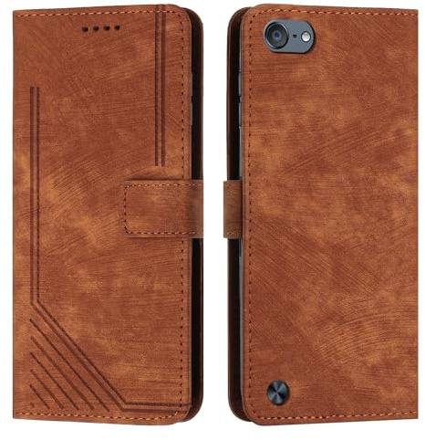 Telefonzubehör Kompatibel mit iPod Touch 7 (2019) – 6 – Touch 5, Handgelenkschlaufe, Handyhülle, Brieftasche, Flip-Handyhülle, Kartensteckplatz, Flip-Cover, Handyhülle, kompatibel mit iPod Touch 7 (20