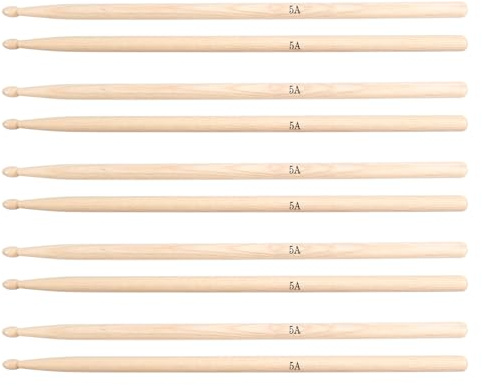 Gosera Jazz Drumstick Stick Practice Teaching Solid Wood Drum Stick Wood Drum Stick Drum Stick for Kids Percussion Instruments Percussion Instruments