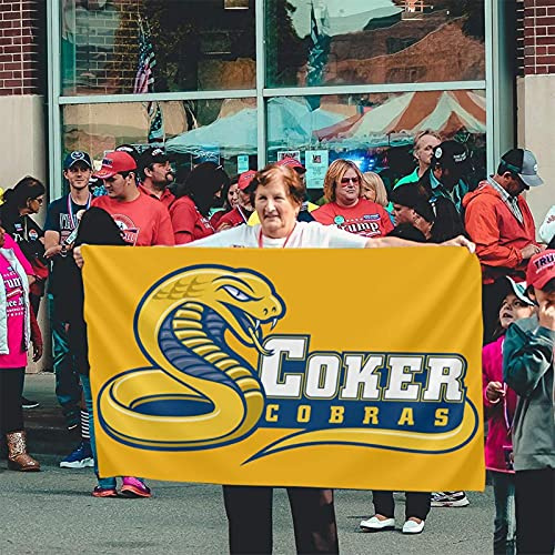 Garten Flaggen Coker Universität Gartens Banner Weatherproof Personality Flag Durable Balkonflagge Für Extérieur Outdoor Party 90X152CM