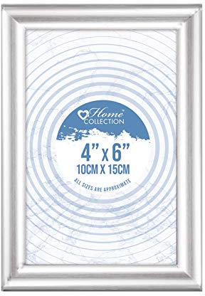 Anker Photo/Picture Frame Silver Round 4x6 (10x15cm), 20 x 15 x 10 cm