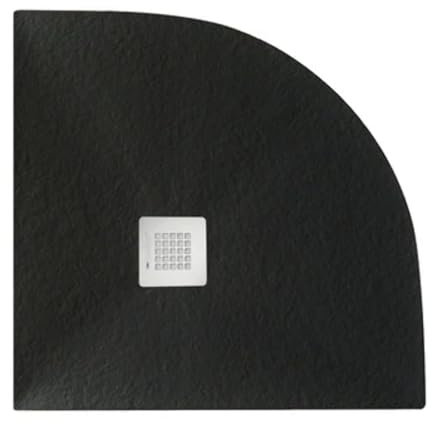 Plato de ducha angular blanco 100 x 100 cm - Serenity